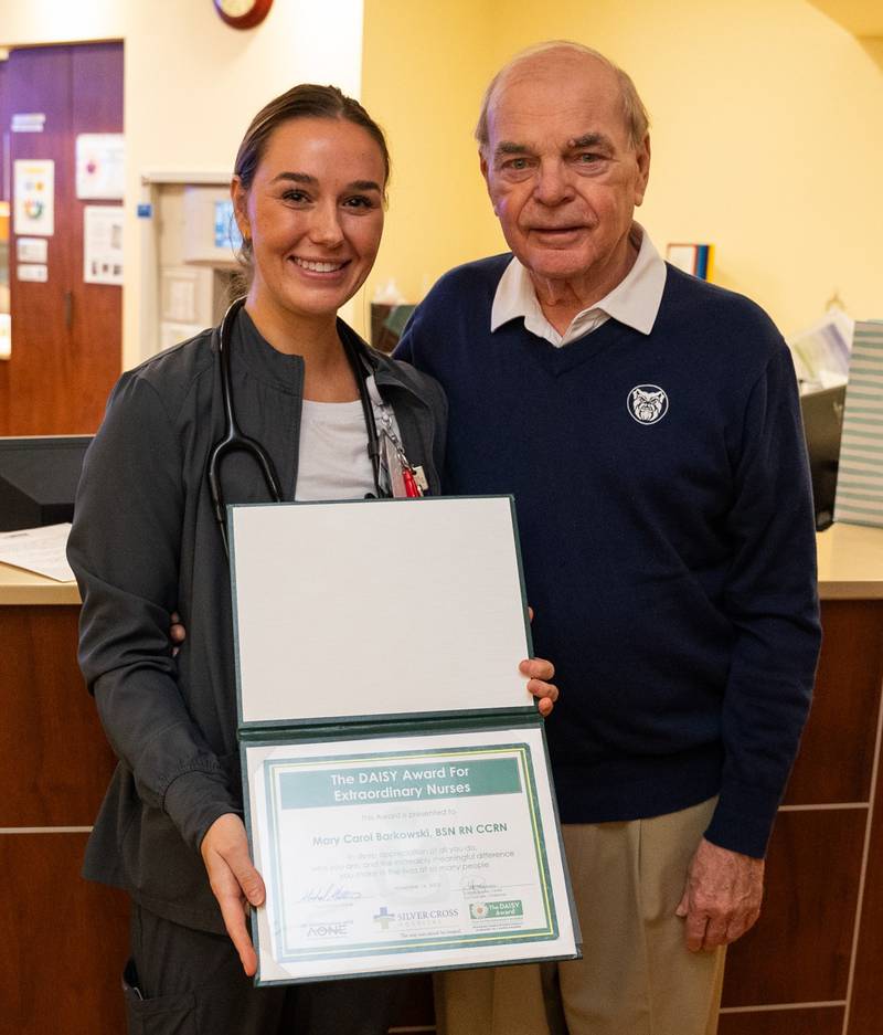 Silver Cross Hospital - After Heart Surgery at Silver Cross, Frankfort Man Found a ‘DAISY’