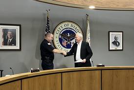 Lehman sworn in as Dixon’s interim police chief; committee working to select next chief in early June