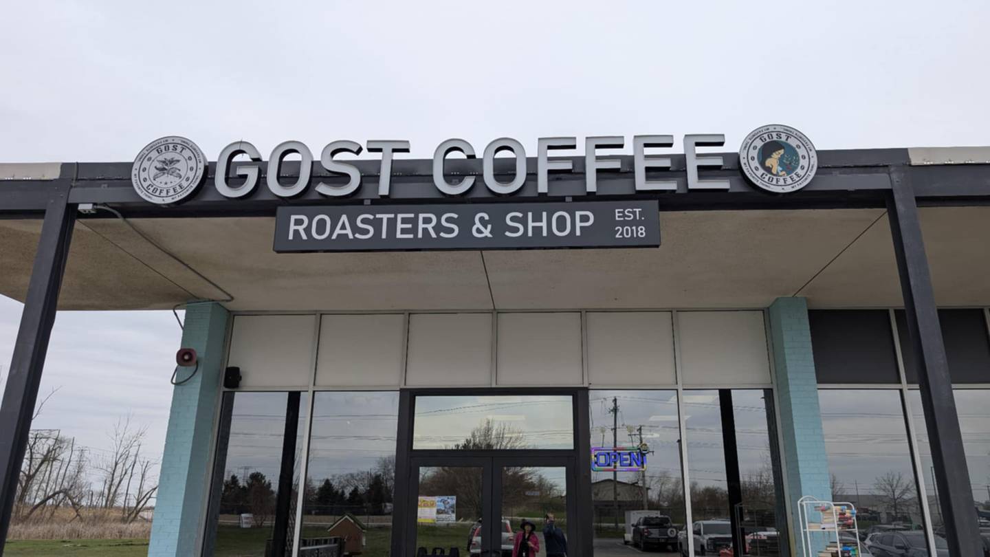 Gost Coffee in New Lenox is seen on Sunday, April 13, 2025.