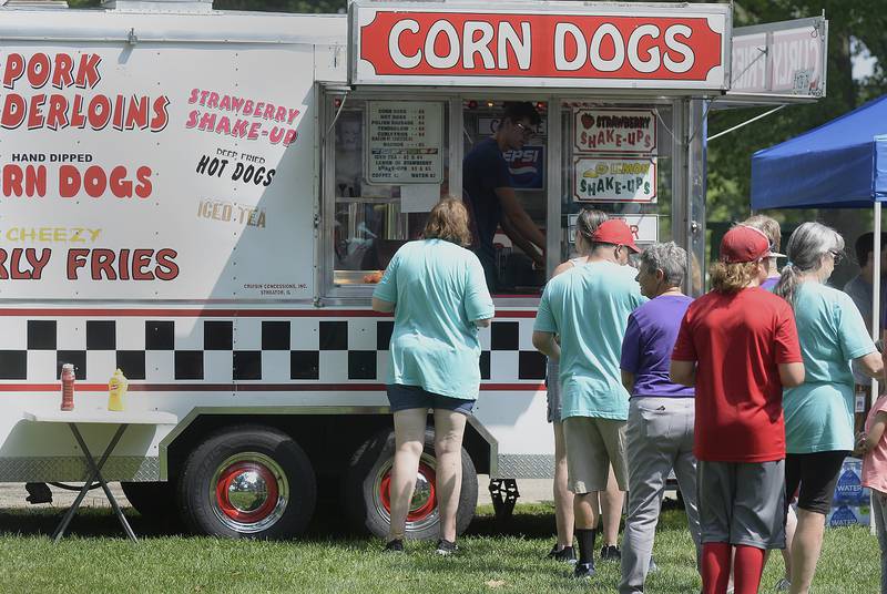 Food trucks provided a variety food items for the large crowds Tuesday, Aug. 8, 2023, during Unlimited Fun Day at City Park in Streator. The event was sponsored by Streator Unlimited.
