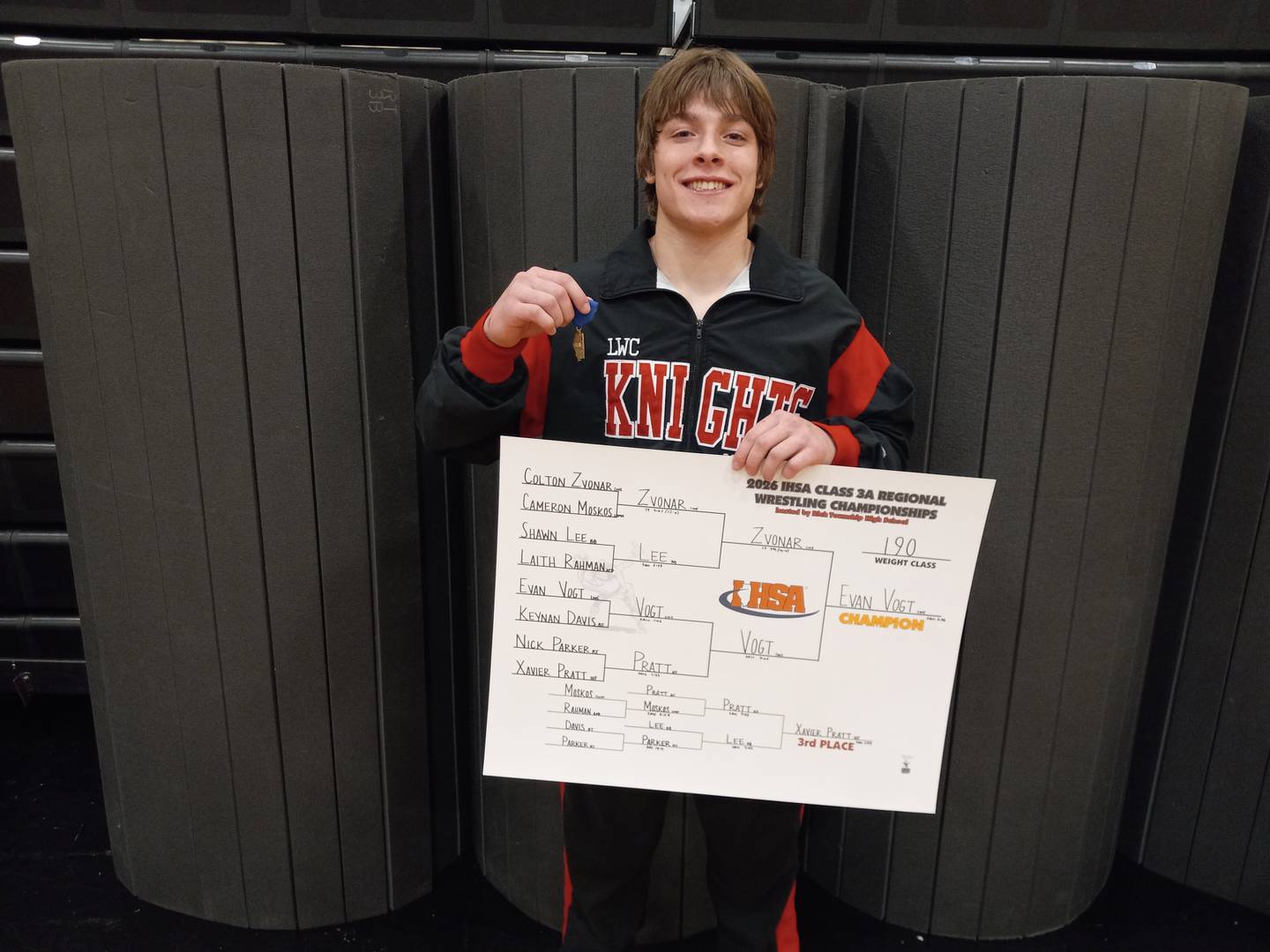 Lincoln-Way Central's Evan Vogt