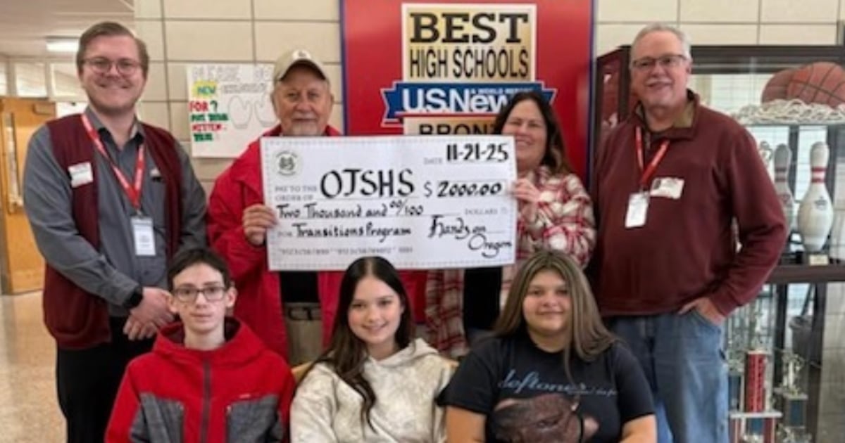 Hands on Oregon donates $2,000 to OHS Transitions program
