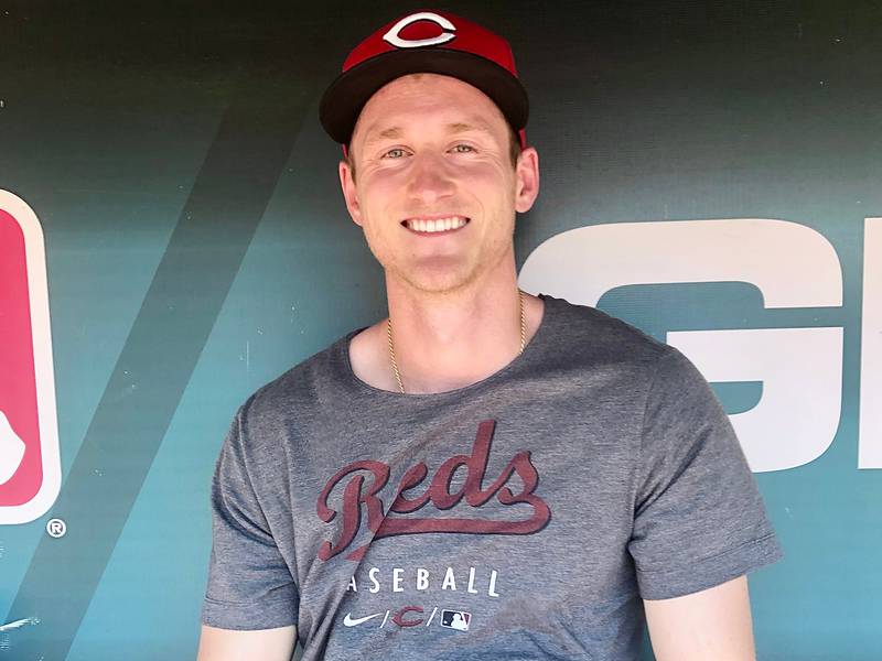 Eric jagers is the assistant pitching coach for the Cincinnati Reds.