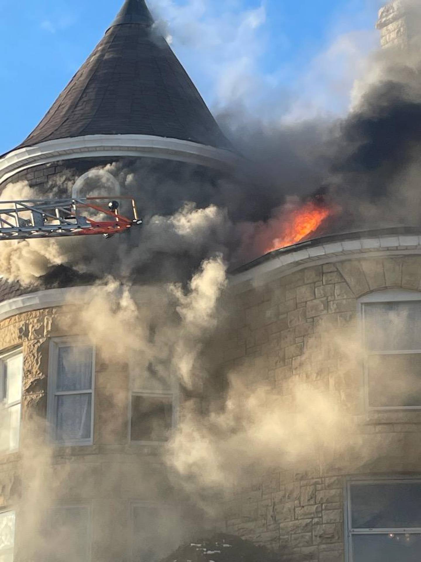 A fire broke out Wednesday afternoon at the Patrick Haley Mansion, located at 17 S. Center St.  in Joliet. Joliet firefighters brought the fire under control in 40 minutes. No inured were reported. The fire is under investigation.
