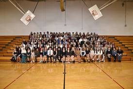 Minooka High School inducts new National Honor Society members