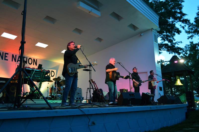Heartache Tonight, an Eagles tribute band, performs at the Mt. Morris Jamboree Friday, Aug. 9, 2024, in the Warren G. Reckmeyer Bandshell on the Mt. Morris College Campus.
