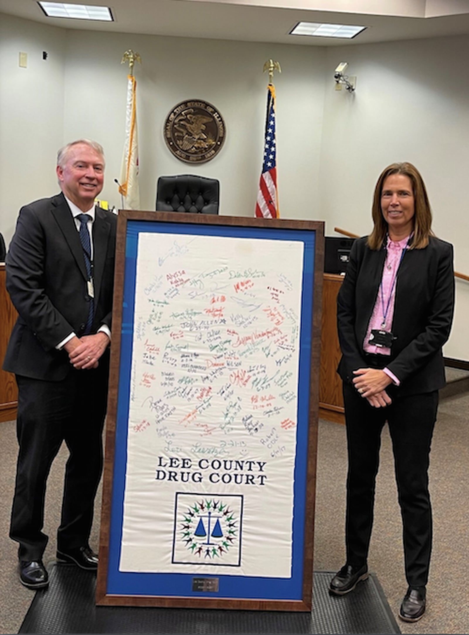 Lee County judge recognized for drug court service Shaw Local