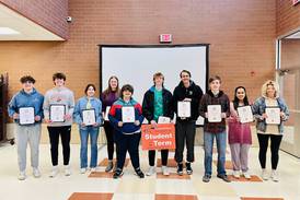 Minooka Community High School recognizes student of the term honorees