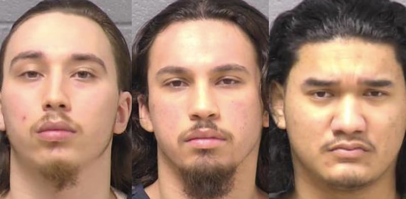 Thomas Lopez (left), Jeremy Lopez and Joskar Ramos.