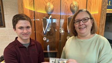 Rowland named January Student of the Month at Polo Community High School