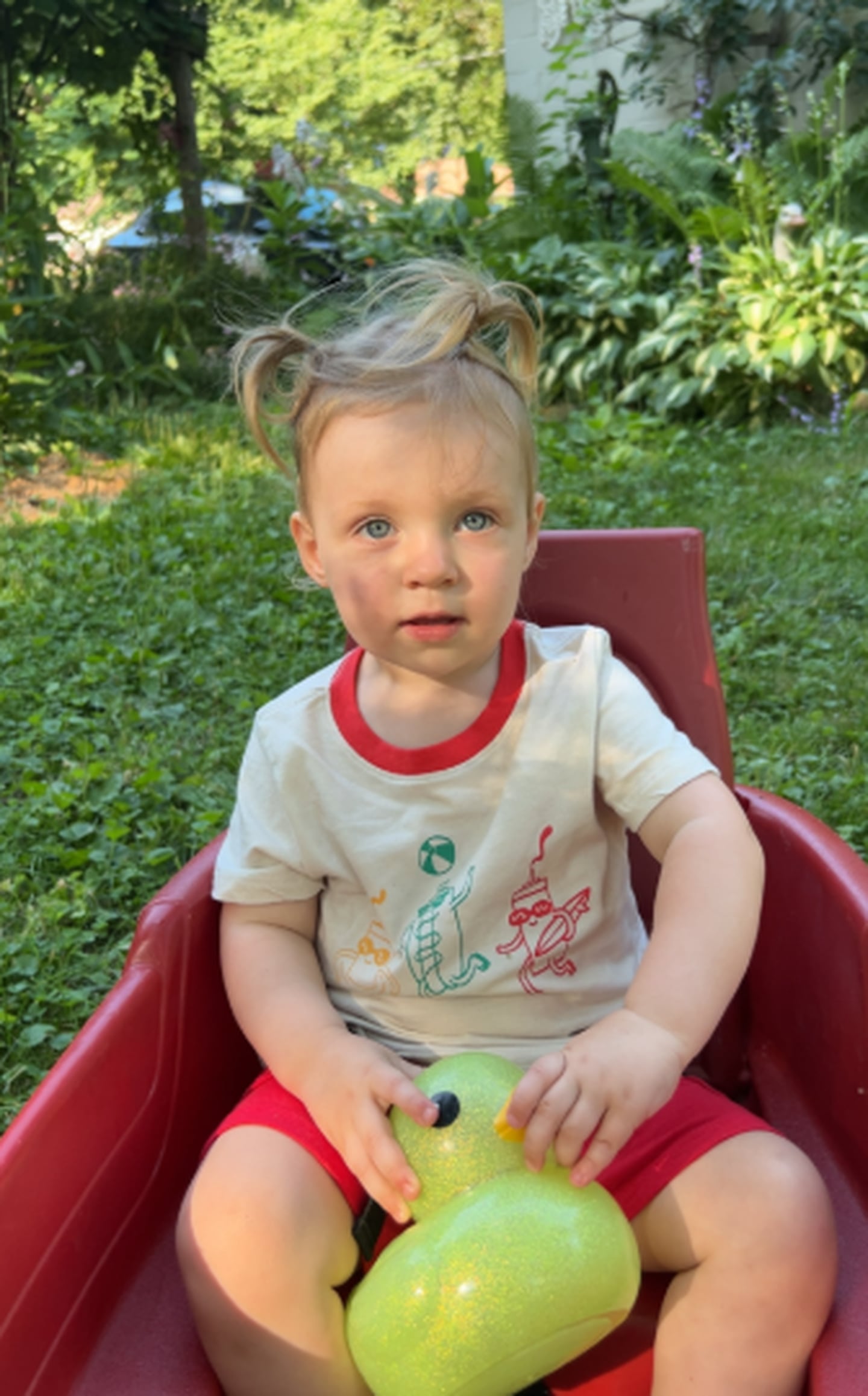 Noelle Reuter is the 20 month old daughter of Colton and Kiara Reuter, of Wyanet.