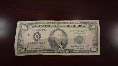 Counterfeit $100 passed by duo during weekend