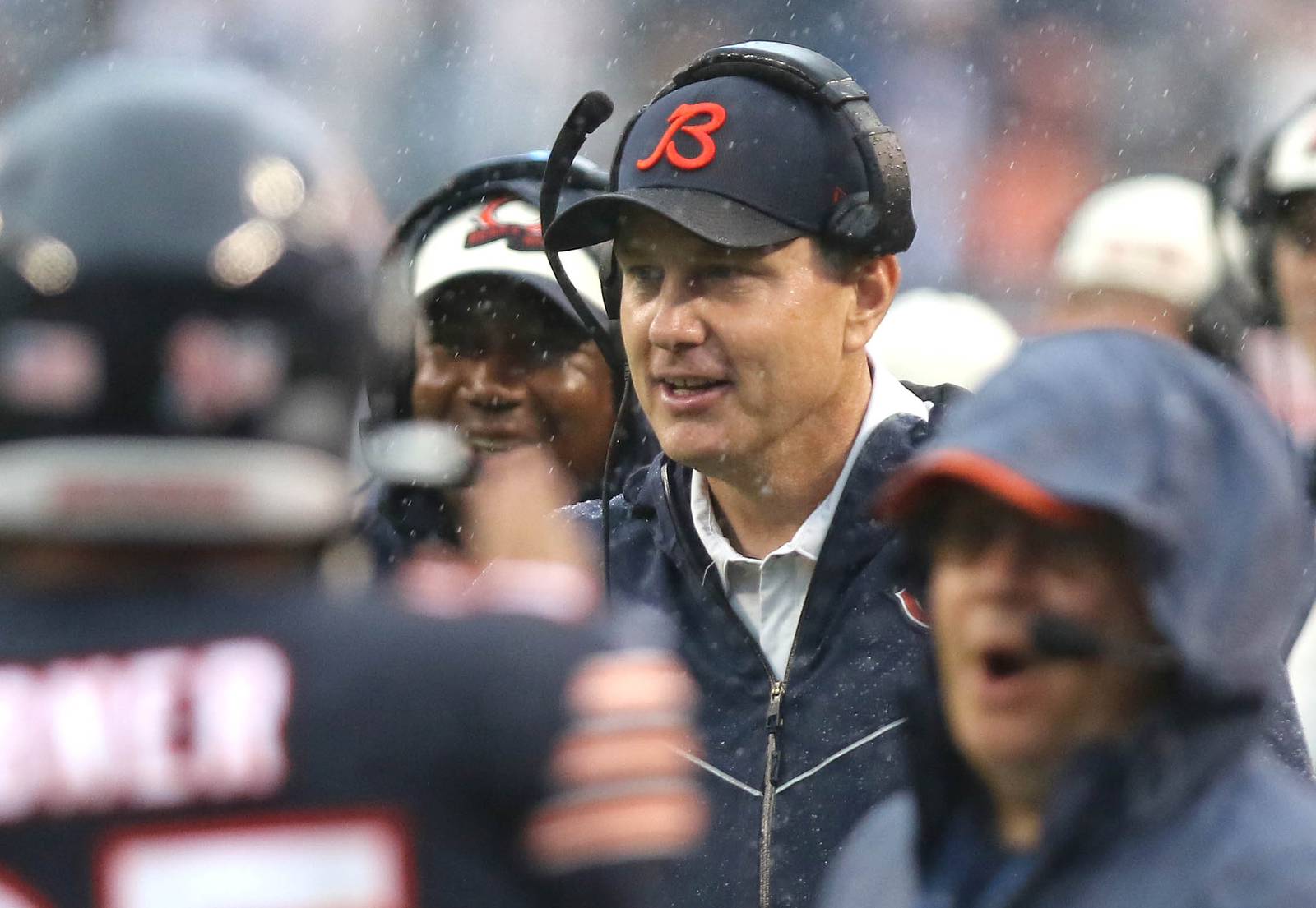 Chicago Bears head coach Matt Eberflus is tough when grading the film