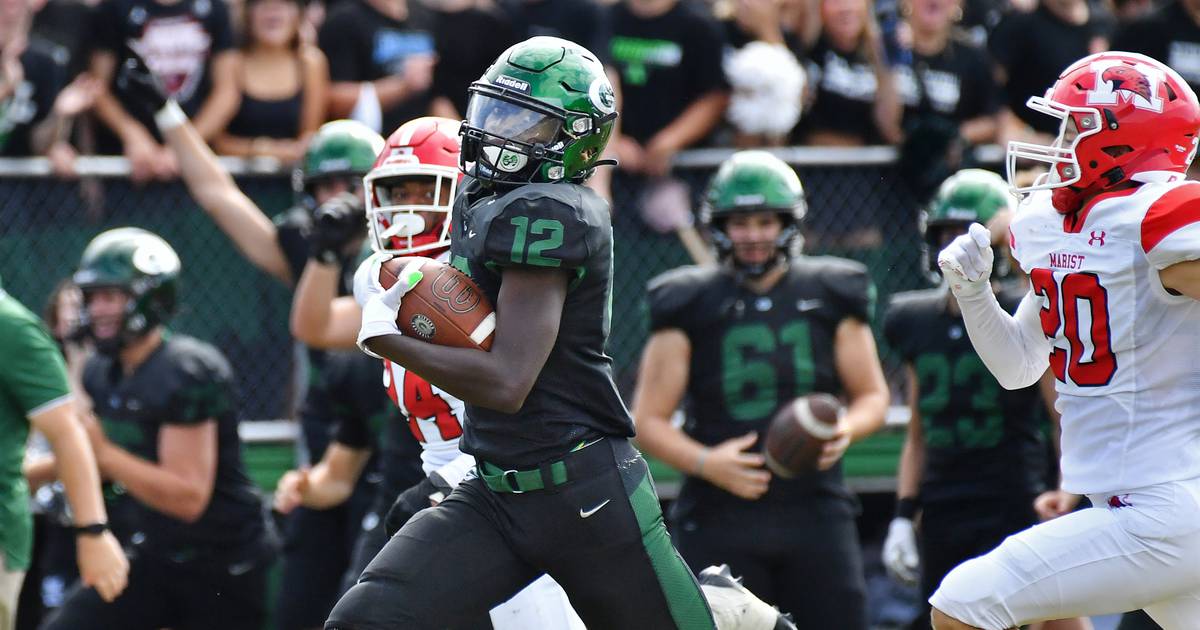 IHSA football scores DuPage and western Cook County, Week 2 of the