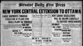 Historical covers for May 26: New York Central Extension to Ottawa