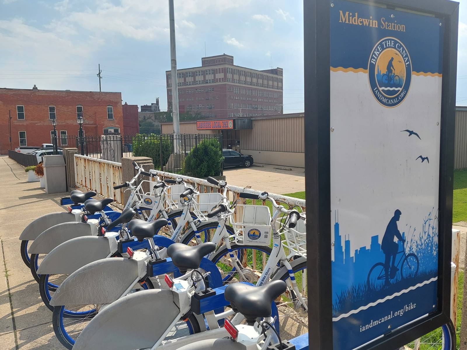 Marseilles has bicycles for rental along Illinois and Michigan Canal