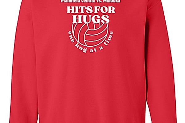 Minooka and Plainfield High School girls’ volleyball teams host Hits for Hugs fundraiser