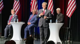 Few fireworks as Illinois GOP governor hopefuls share stage for first time