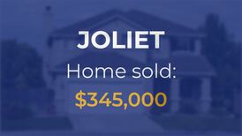 Single-family home sells in Joliet for $345,000