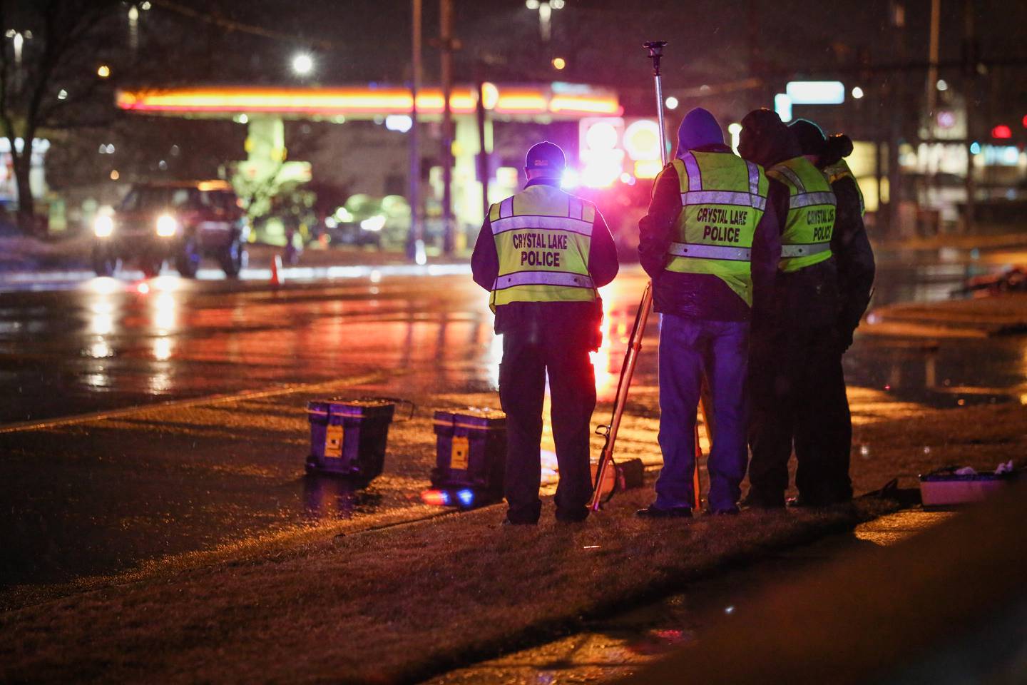 A motorcyclist was seriously injured in a two-vehicle crash Thursday night, Feb. 9, 2023, in Crystal Lake. The crash took place near the intersection of Route 14 and Coventry Lane.