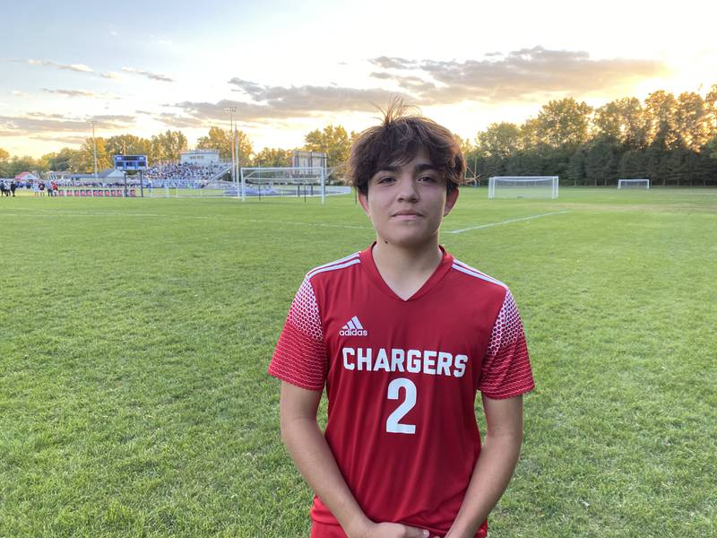 Dundee-Crown's Gaby Herrera scored the match-winning goal in overtime to lead the Chargers past Crystal Lake South on Thursday.