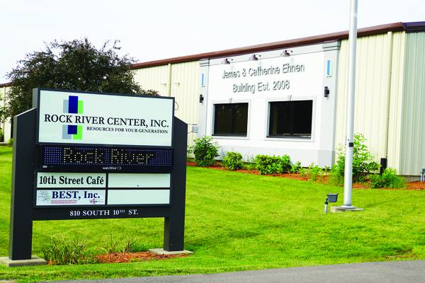 Rock River Center activities include AARP Smart Driver course, watercolor salt painting