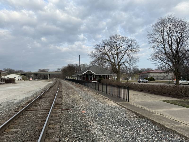 The Grundy County Chamber of Commerce office at 909 Liberty St., Morris, which is being looked at as a potential location for a train station along the Peoria-to-Chicago passenger rail.