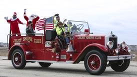 Santa rides through Joliet on Dec. 17