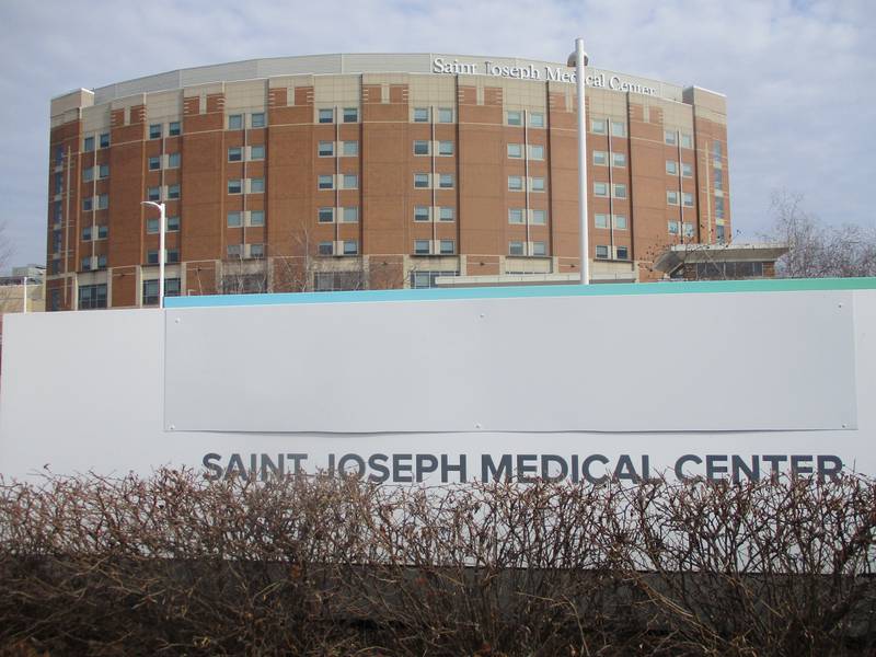 Saint Joseph Medical Center in Joliet is now owned by Prime Healthcare, a transaction that was completed Saturday. Signage around the hospital indicating previous ownership has been covered up.  March 3, 2025