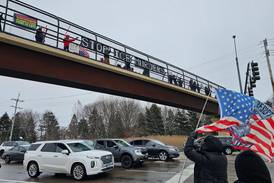 Photos: Kane County protest over 2nd fatal shooting in Minneapolis