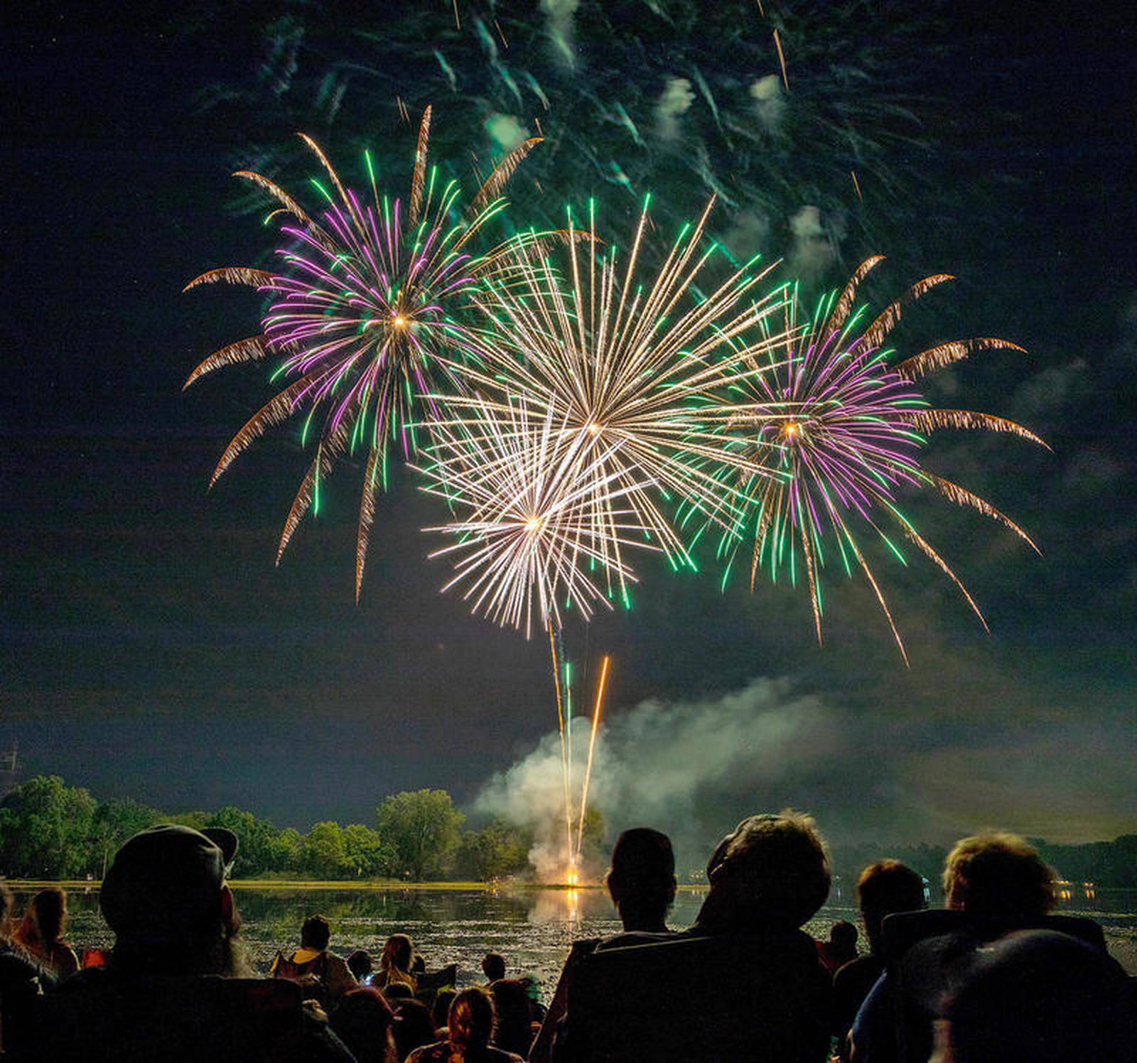 How much does it cost to put on a fireworks show in McHenry County