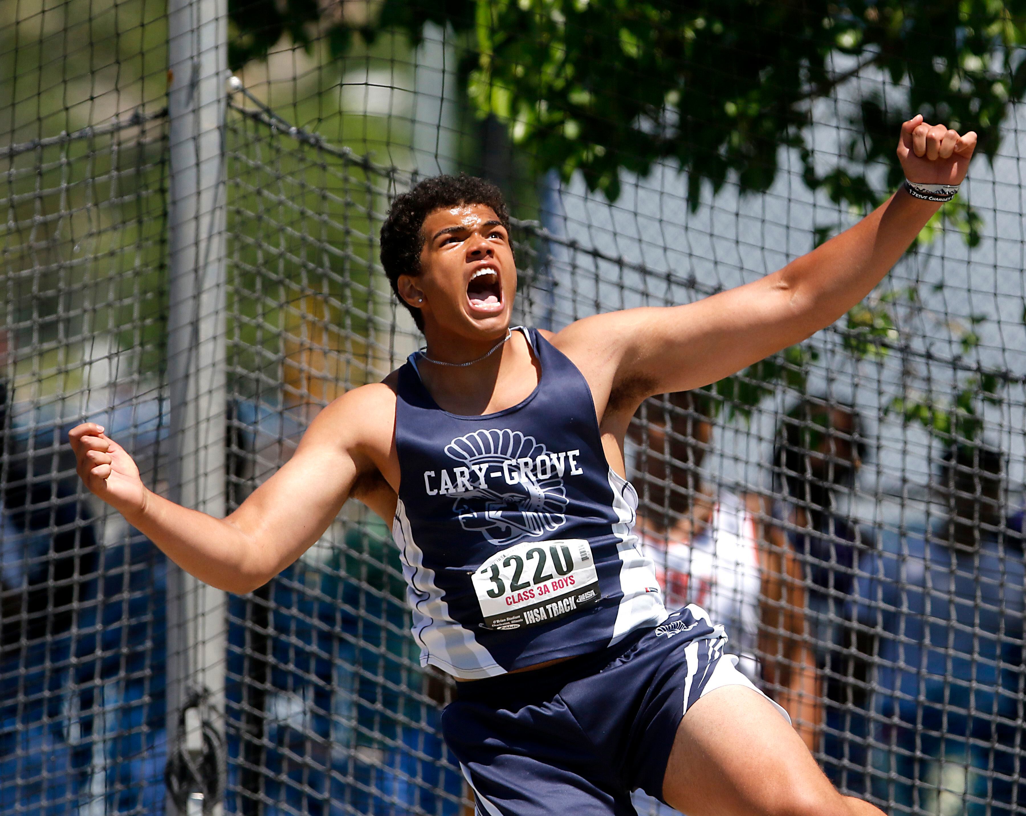 Boys track and field: Cary-Grove’s Reece Ihenacho makes it his day at IHSA state meet