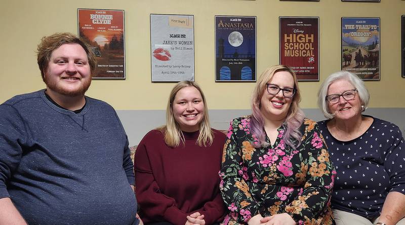 Directors for Stage 212's 2025 season are (from left) Kevin Alleman, Ashley Hurst, Megan Cullinan and Ellen Marincic.