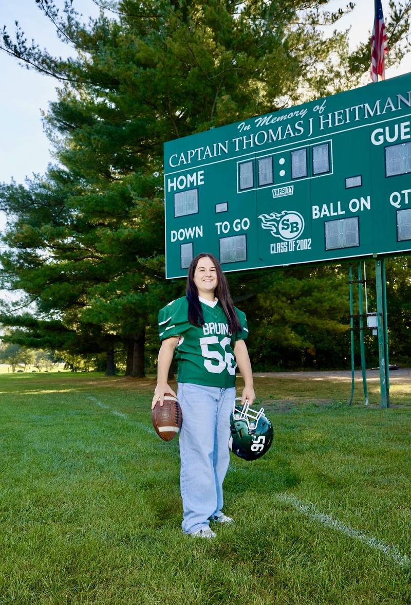 St. Bede senior Ruby Michaels has committed to play flag football for Benedictine University.