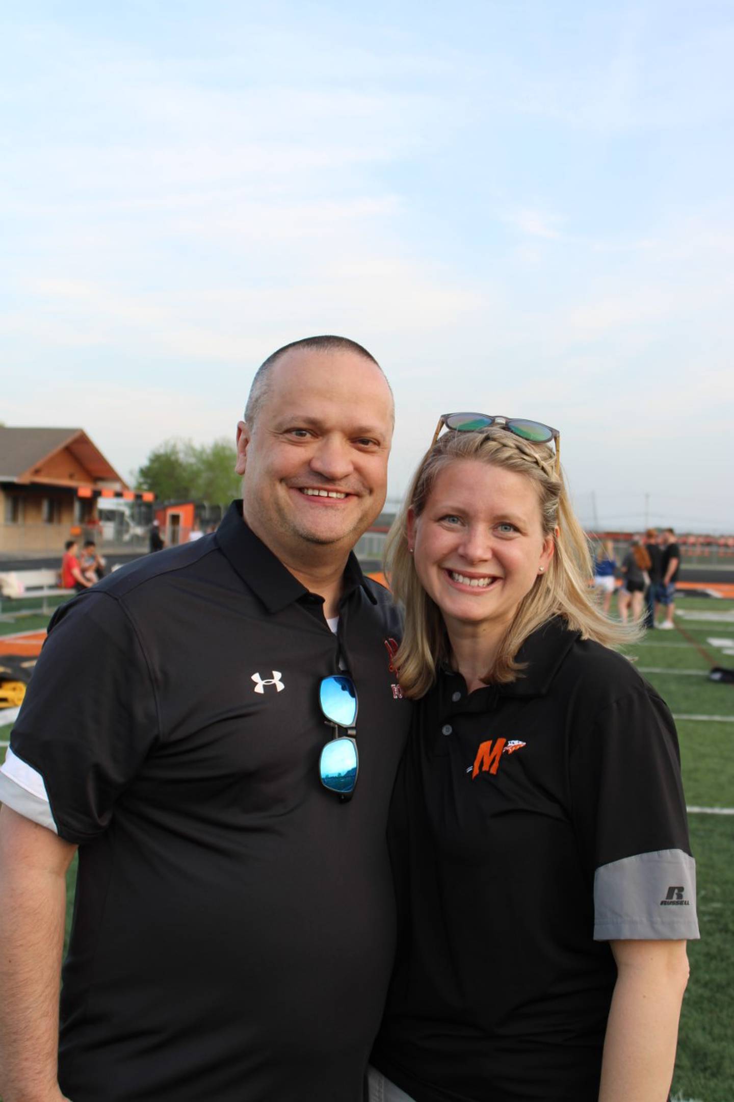 Michelle Erickson and her husband Chris  at last year's "Senior Sunset" event.