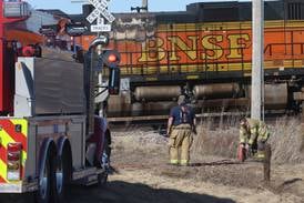 Photos: Toluca-Rutland fire dispatched to train locomotive fuel leak
