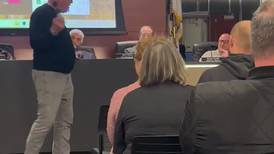 Video: Resident John Bryan demonstrates data center noise to Yorkville city council