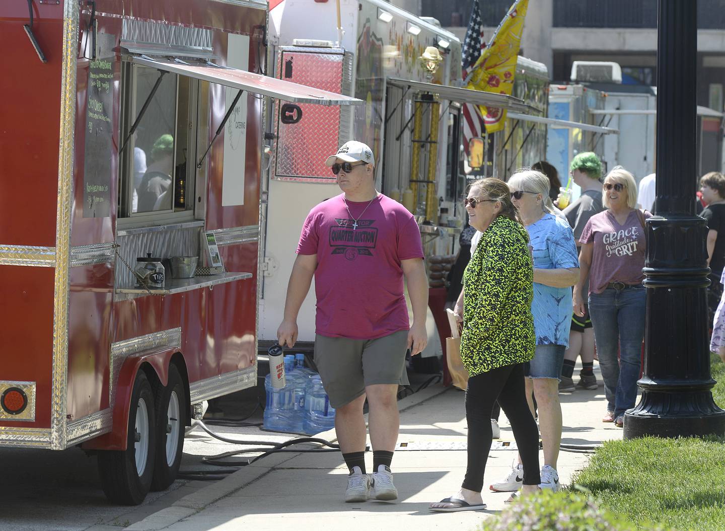 Many attended Streator’s Food Truck Festival on Saturday, May 20, 2023, at City Park where many foods could be sampled at 19 different food trucks.