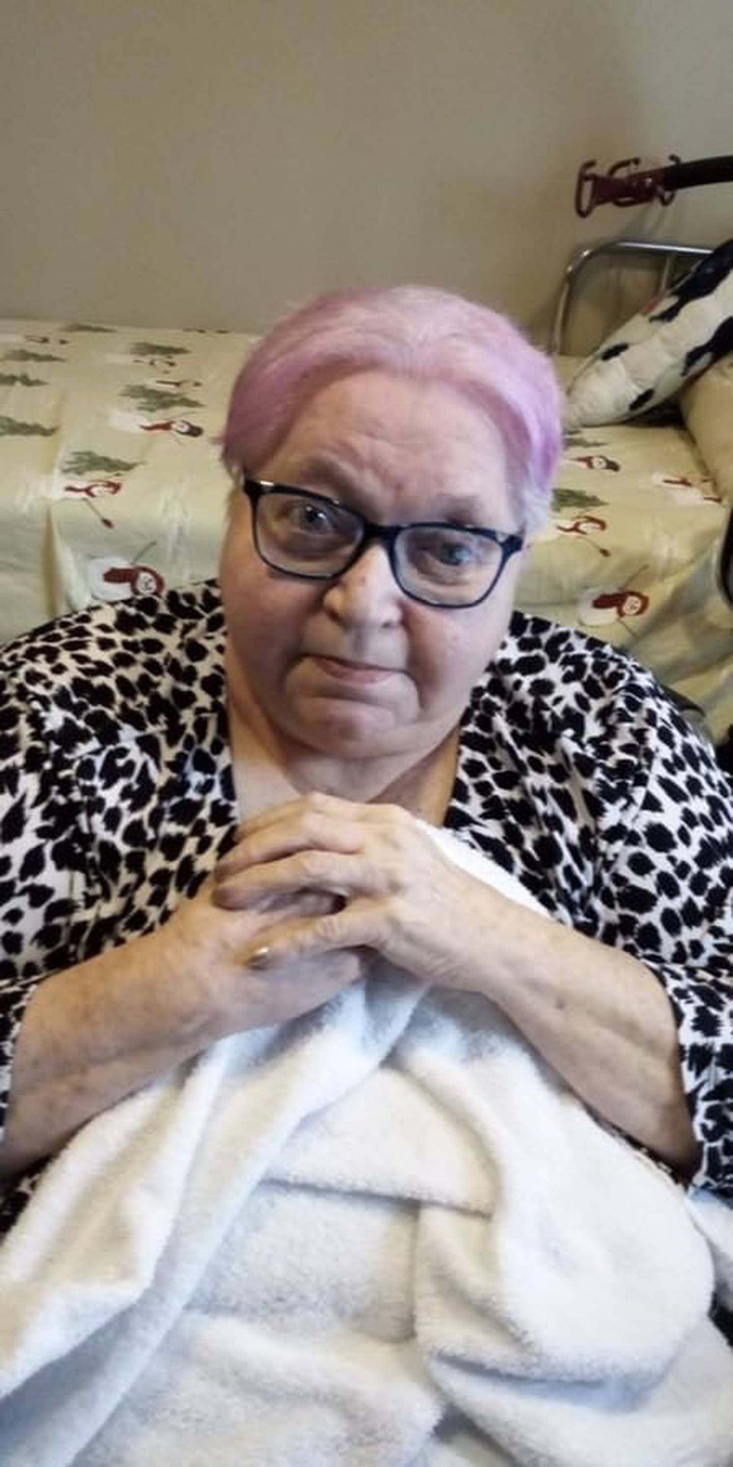 Carol Juricic, formerly of Wilmington, is seen with the pink hair she loved one month before she died from COVID-19 pneumonia. Carol and her husband Paul (deceased) foster more than 250 children over 25 years.