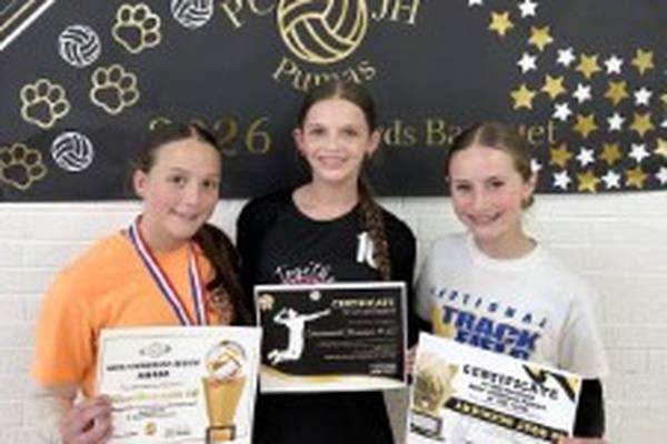 Putnam County Junior High Volleyball Award winners announced