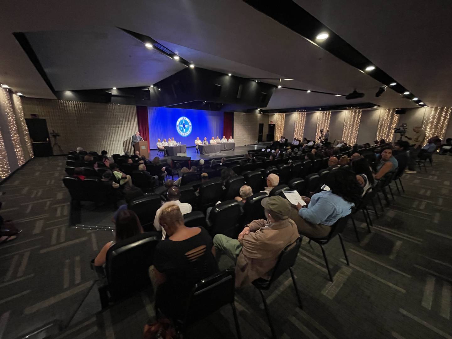 Joliet holds a Public Safety Open Forum at the Billie Limacher Bicentennial Park Theatre on Wednesday June 26, 2024 in Joliet.
