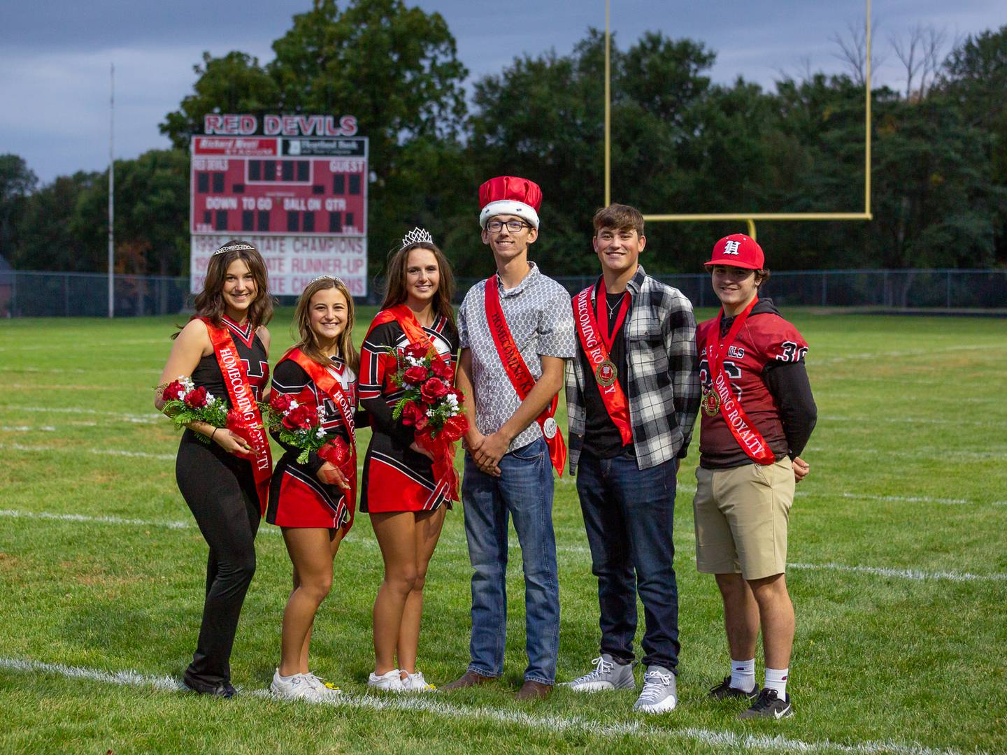 2022 Hall High School homecoming royalty