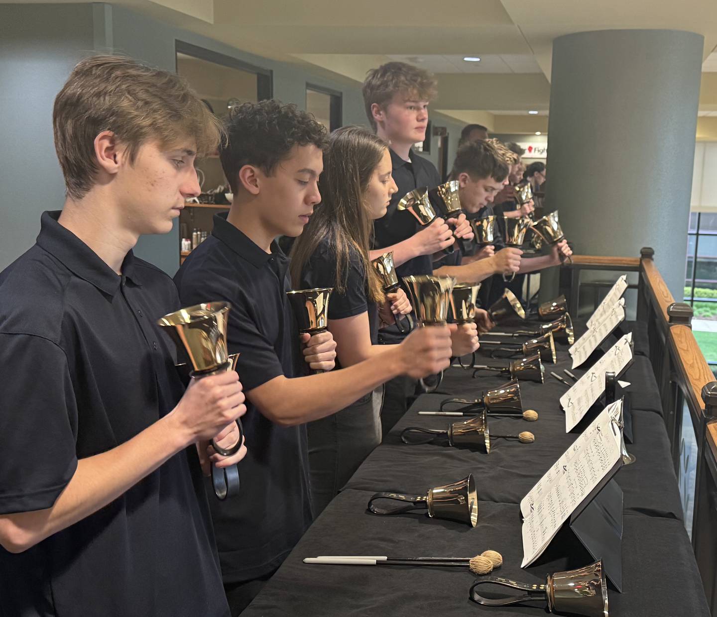 The prayer service May 1 in Zion was decorated by spiritual music presented by the talented students of Fourth Baptist Christian High School in Plymouth, Minnesota.