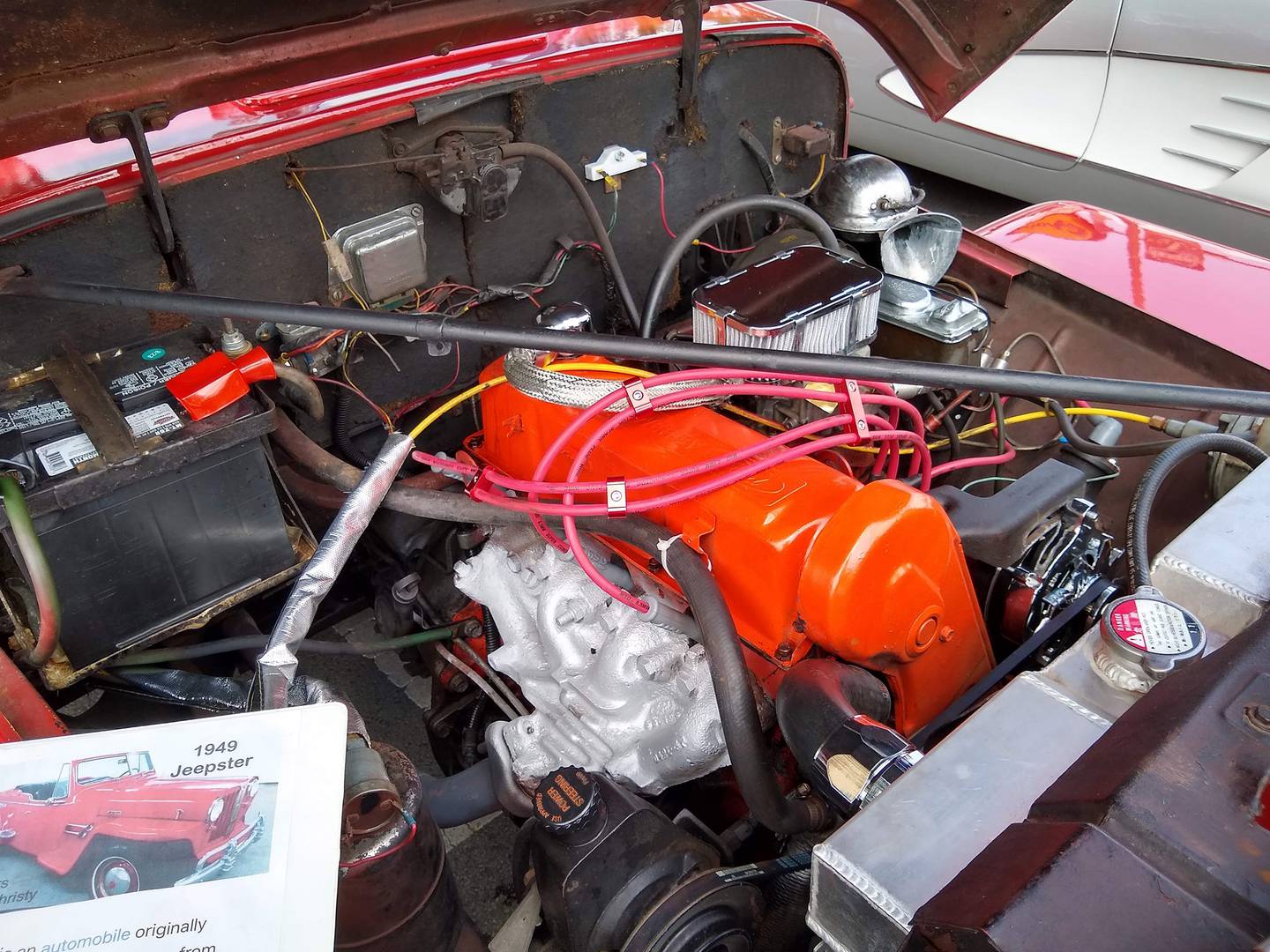 Photos by Rudy Host, Jr. - 1949 Willys Overland Jeepster Engine