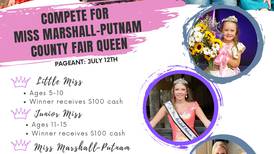 Marshall-Putnam Queen Pageant taking applications ahead of county fair