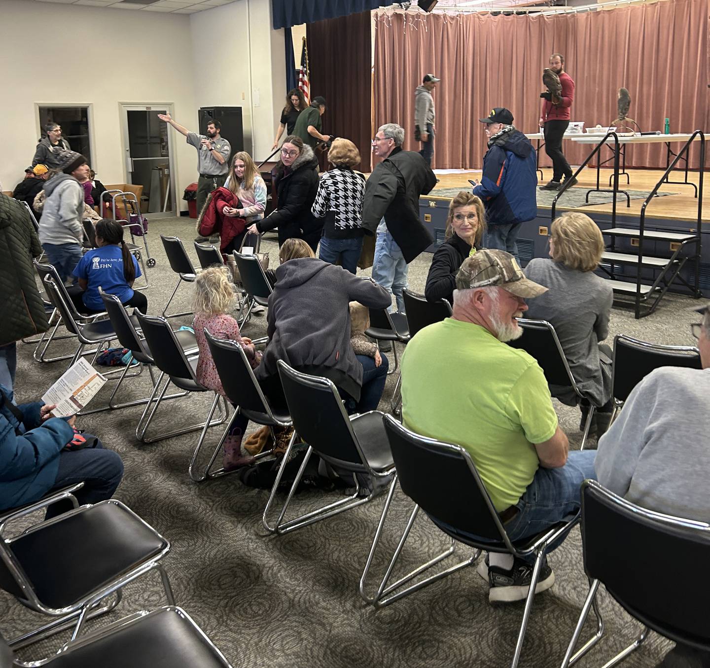 Presentations were held at Clinton Community College, in Clinton, Iowa during the 40th Annual Bald Eagle Watch on Saturday, Feb. 17, 2024.