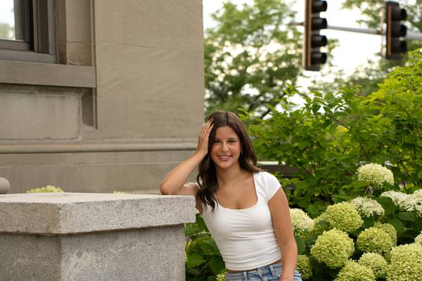 Emmaline Burger is Newman High School student of the month for December