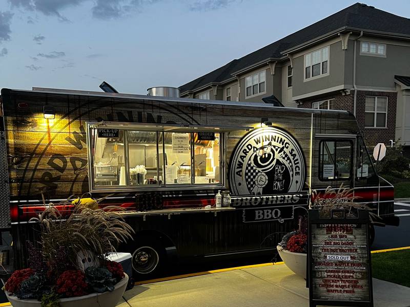 Brothers BBQ Truck and Catering Kitchen will have its food truck out at Cary's "Alfresco Alley" July 15 and 22, 2022, as part of a trial run to see if the village will allow more food trucks downtown.