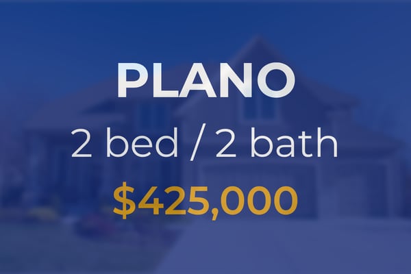 Sale closed in Plano: $425,000 for a single-family home