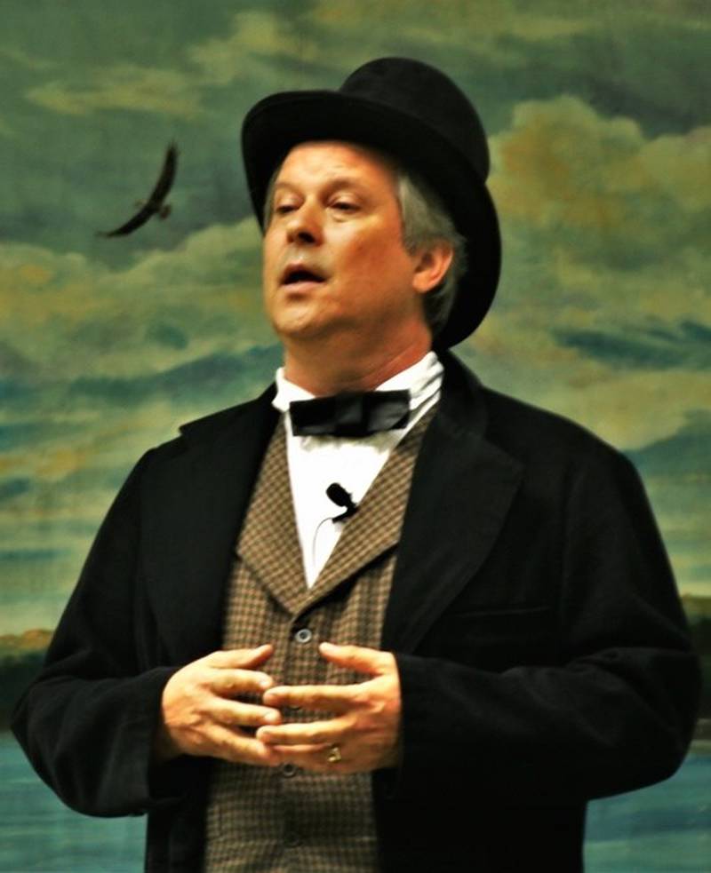 Brian “Fox” Ellis, a renowned storyteller, author, and naturalist will be portray local Robert Ridgeway.